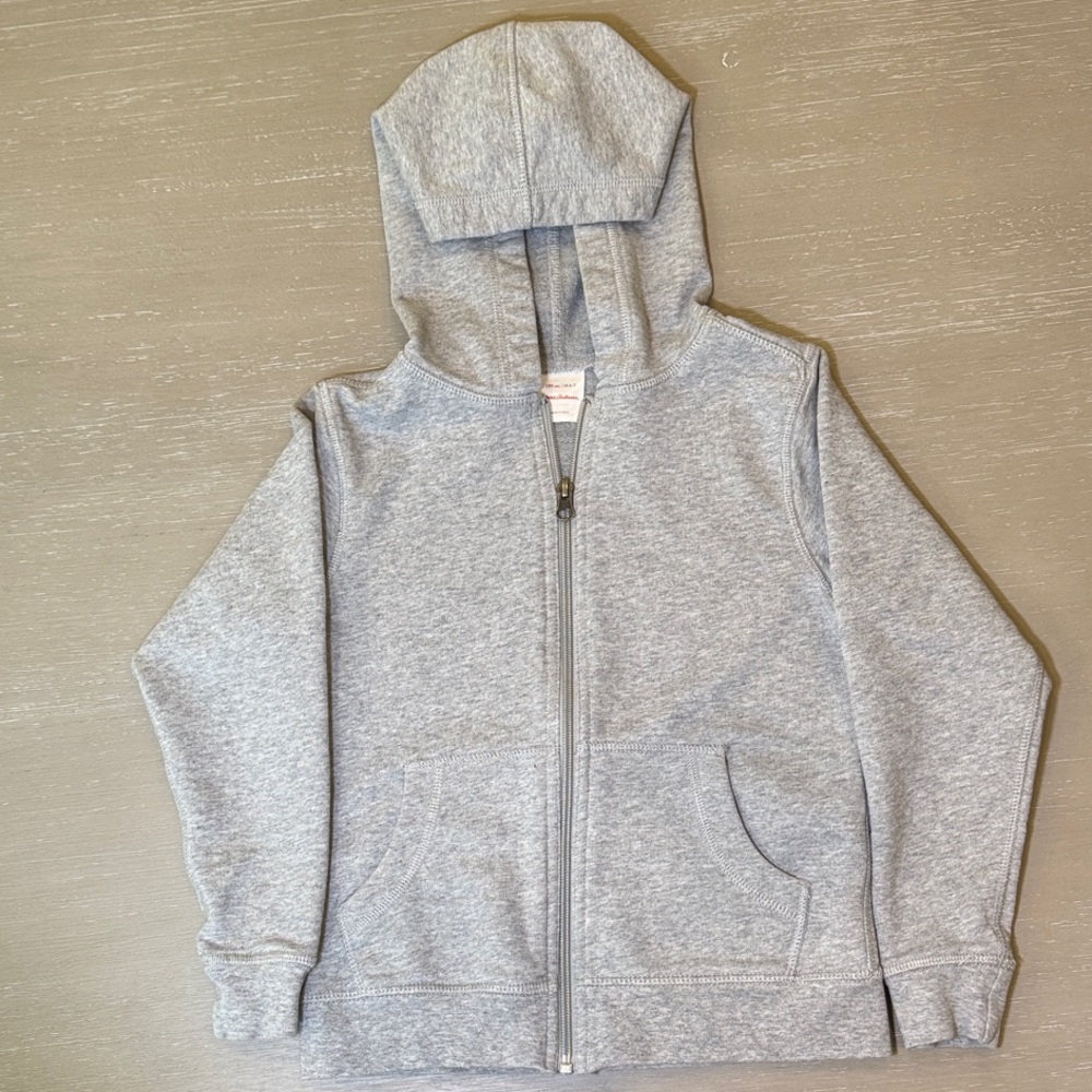 Hanna Andersson Light Gray Kids Hoodie